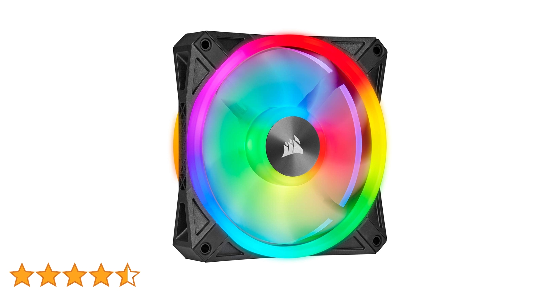 corsair QL140 & QL120 ファン Corsair iCUE QL140 RGB Dual Fan Kit with Lighting Node CORE